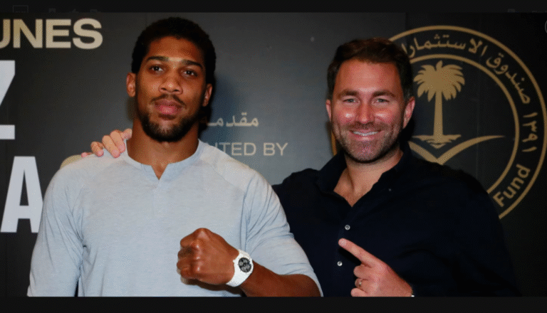 Eddie Hearn Names ‘Absolute Frontrunner’ to be Eddie Hearn Anthony Joshua