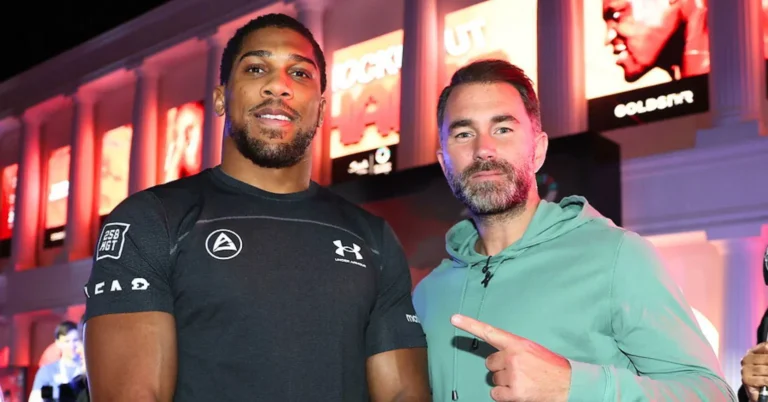 Why Eddie Hearn feared he had made huge Anthony Joshua mista Eddie Hearn Anthony Joshua