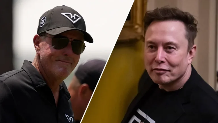 Elon Musk Phil Mickelson