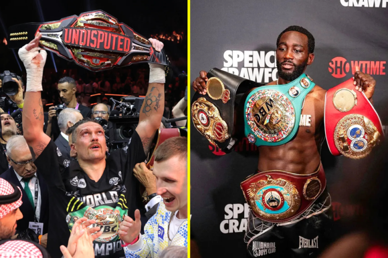 Amid Crawford’s P4P Takeover Oleksandr Usyk’s Belts Under Thre Oleksandr Usyk Terence Crawford