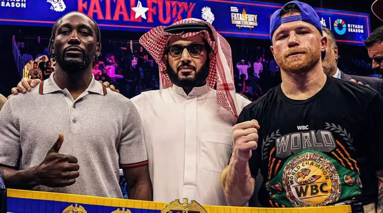 Turki Alalshikh Faces Tough Call Over $100 Million Demand For Crawford-Canelo Rematch Turki Alalshikh Terence Crawford Canelo Alvarez