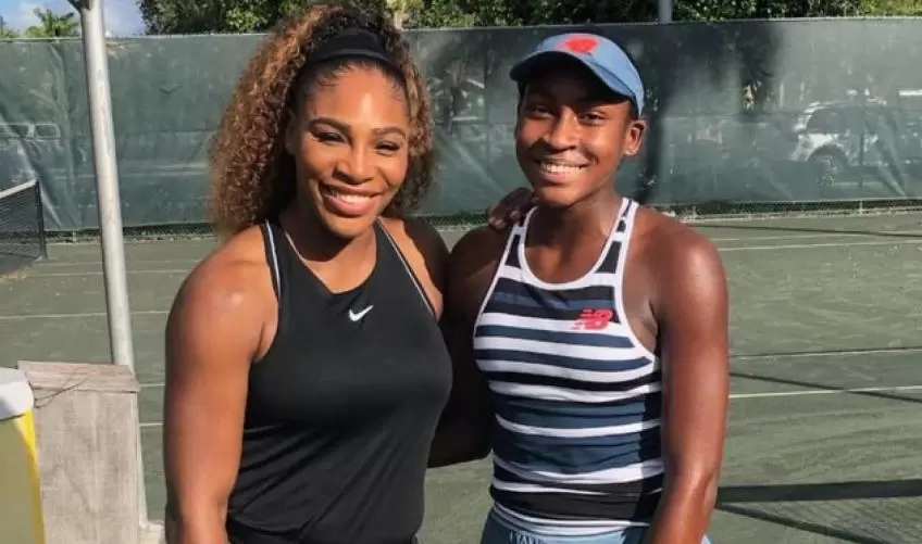 Coco Gauff Serena Williams