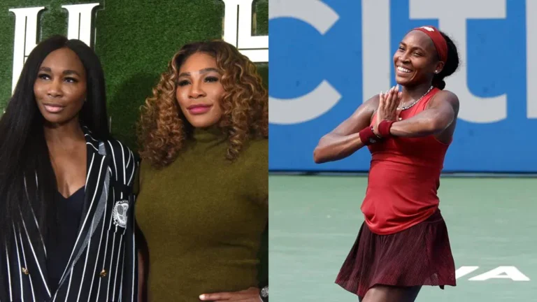 Coco Gauff Venus Williams Serena Williams