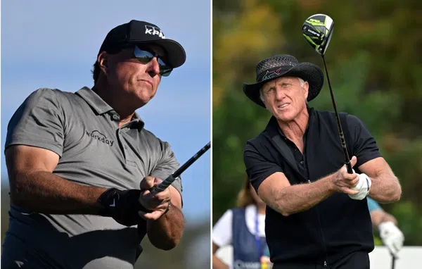Greg Norman Phil Mickelson