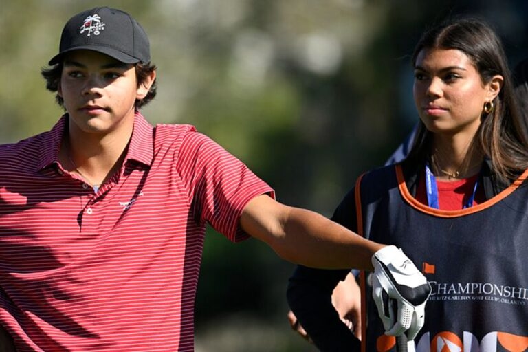 Why Charlie Woods May Not Follow Sister Sam Woods to Sta Charlie Woods Sam Woods