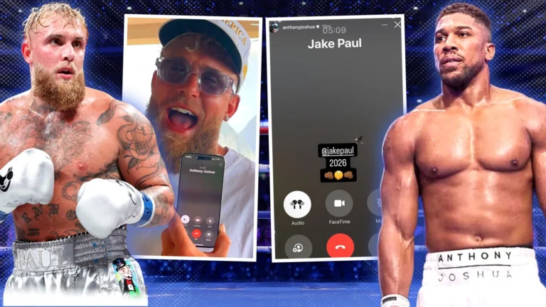 Jake Paul reveals what Anthony Joshua said during phone call Jake Paul Anthony Joshua