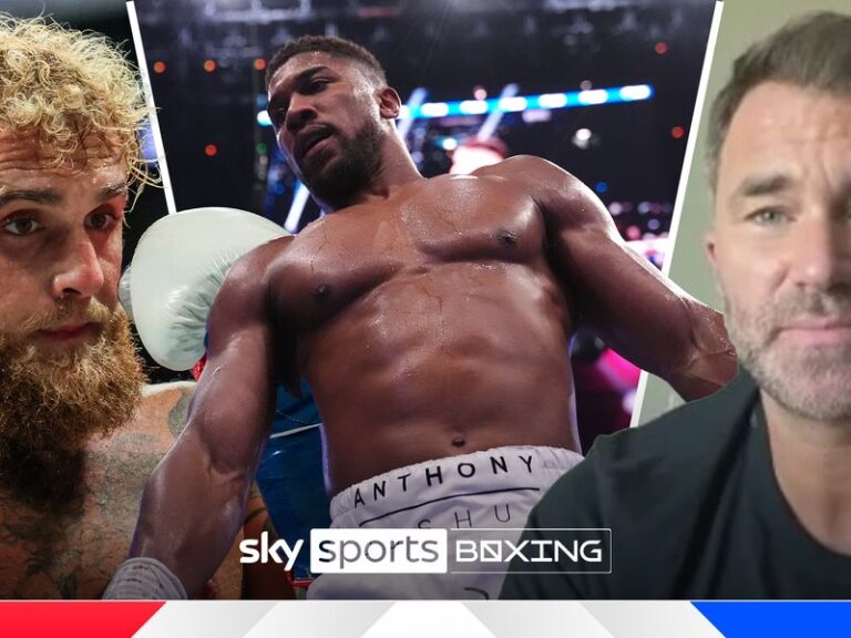 Why I misled Paul’s team about Joshua’s weight – Hearn Jake Paul Anthony Joshua Eddie Hearn