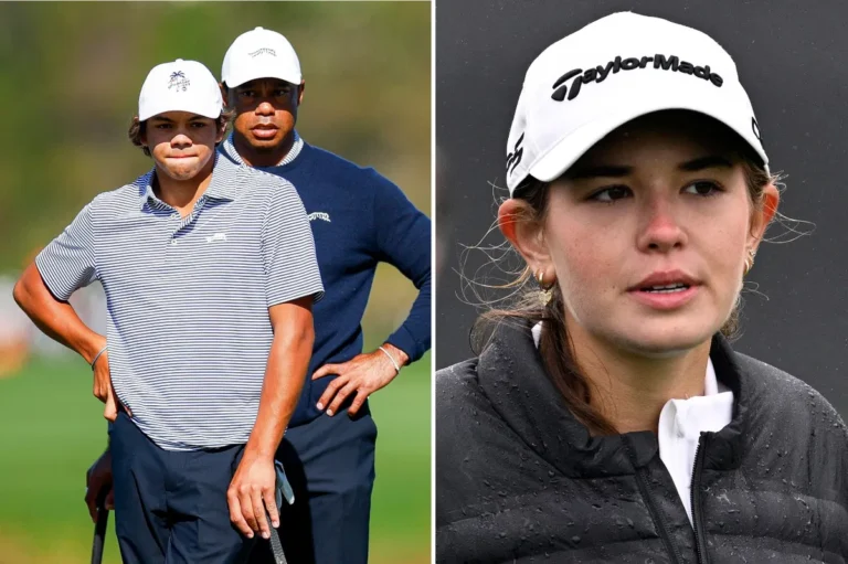 Tiger Woods Charlie Woods Kai Trump