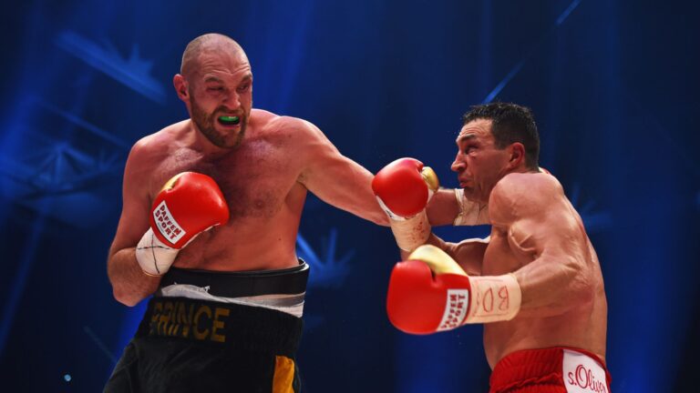 What late change Tyson Fury’s team made on day of Wladimir Klitschko fight that proved Tyson Fury Wladimir Klitschko