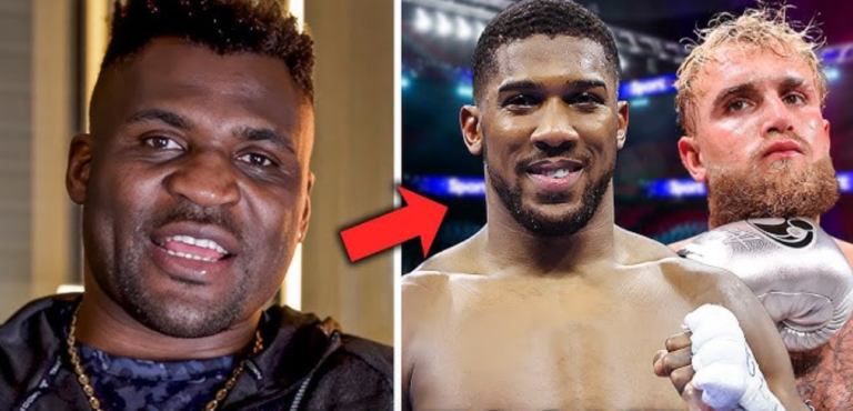 Jake Paul Anthony Joshua Francis Ngannou