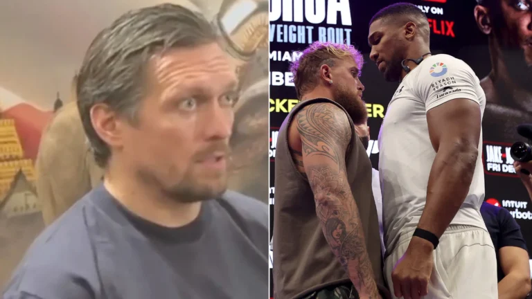 Real Reason Why Anthony Joshua Joined Oleksandr Usyk’s Camp For Jake Paul Fight Oleksandr Usyk Anthony Joshua Jake Paul