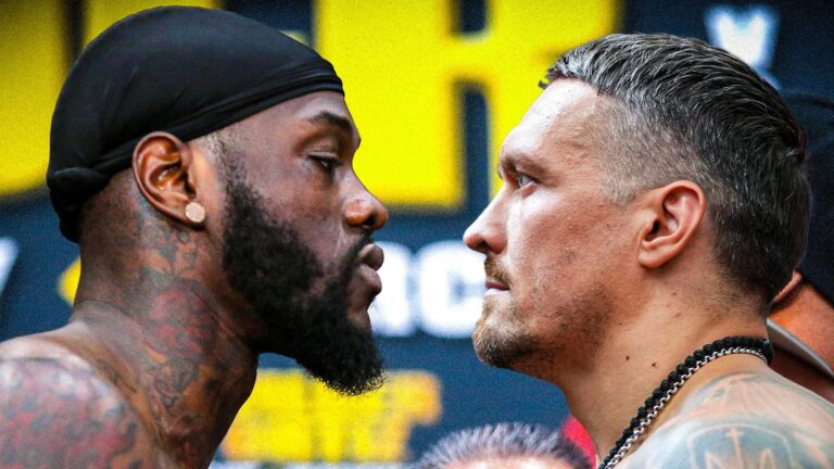 Oleksandr Usyk vs Deontay Wilder fight hurdle cleared as breakthr Oleksandr Usyk Deontay Wilder