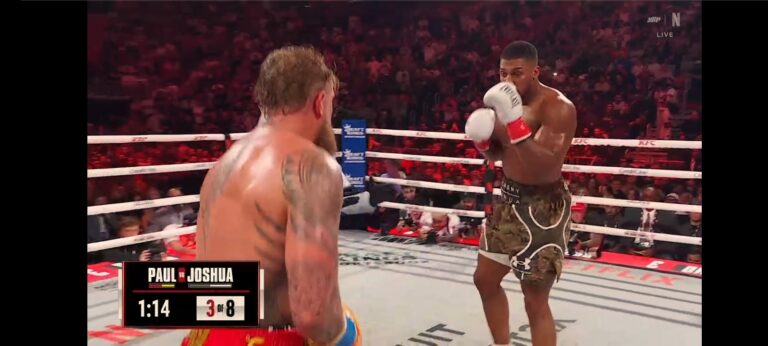 Anthony Joshua Jake Paul