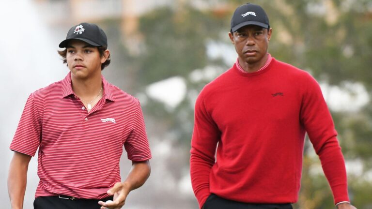 Tiger Woods provides latest update regarding Charlie Woods’ coll Tiger Woods Charlie Woods