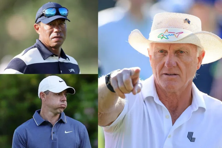 Greg Norman Rory McIlroy Tiger Woods