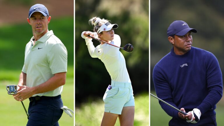 Rory McIlroy Tiger Woods Nelly Korda