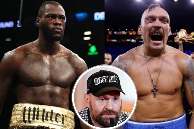 Tyson Fury Deontay Wilder Oleksandr Usyk