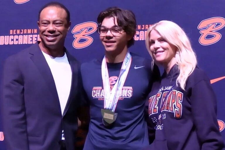 How Charlie Woods achieves the miracle of reuniting Tiger and Elin Charlie Woods Tiger Woods Elin Nordegren