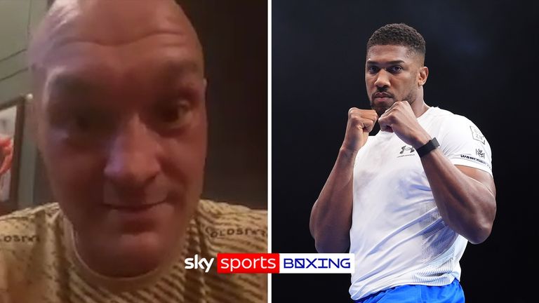 Watch Why Tyson Fury Would Choose Joshua Fight Over World Titl Tyson Fury Anthony Joshua